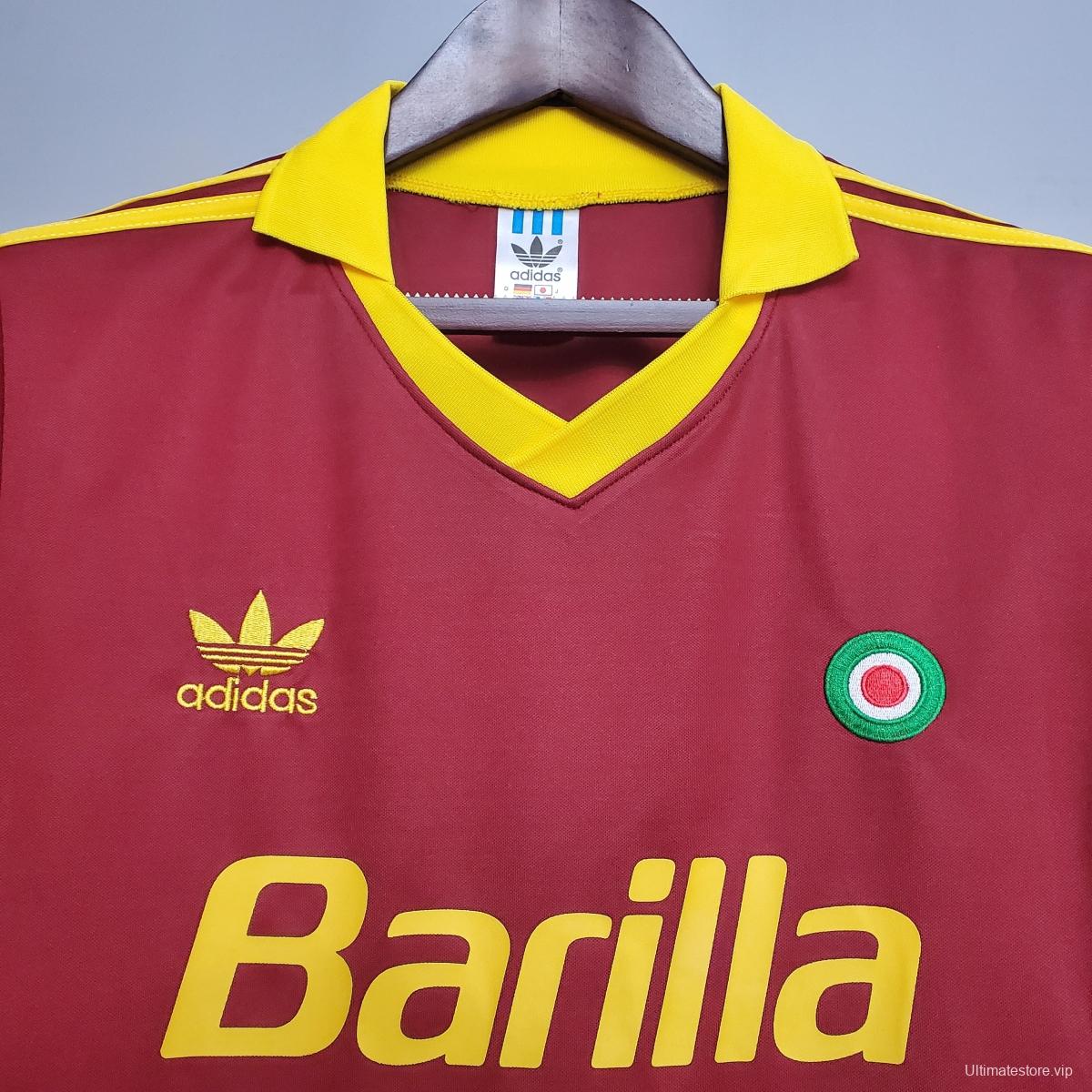 Retro Roma 91/92 home Soccer Jersey