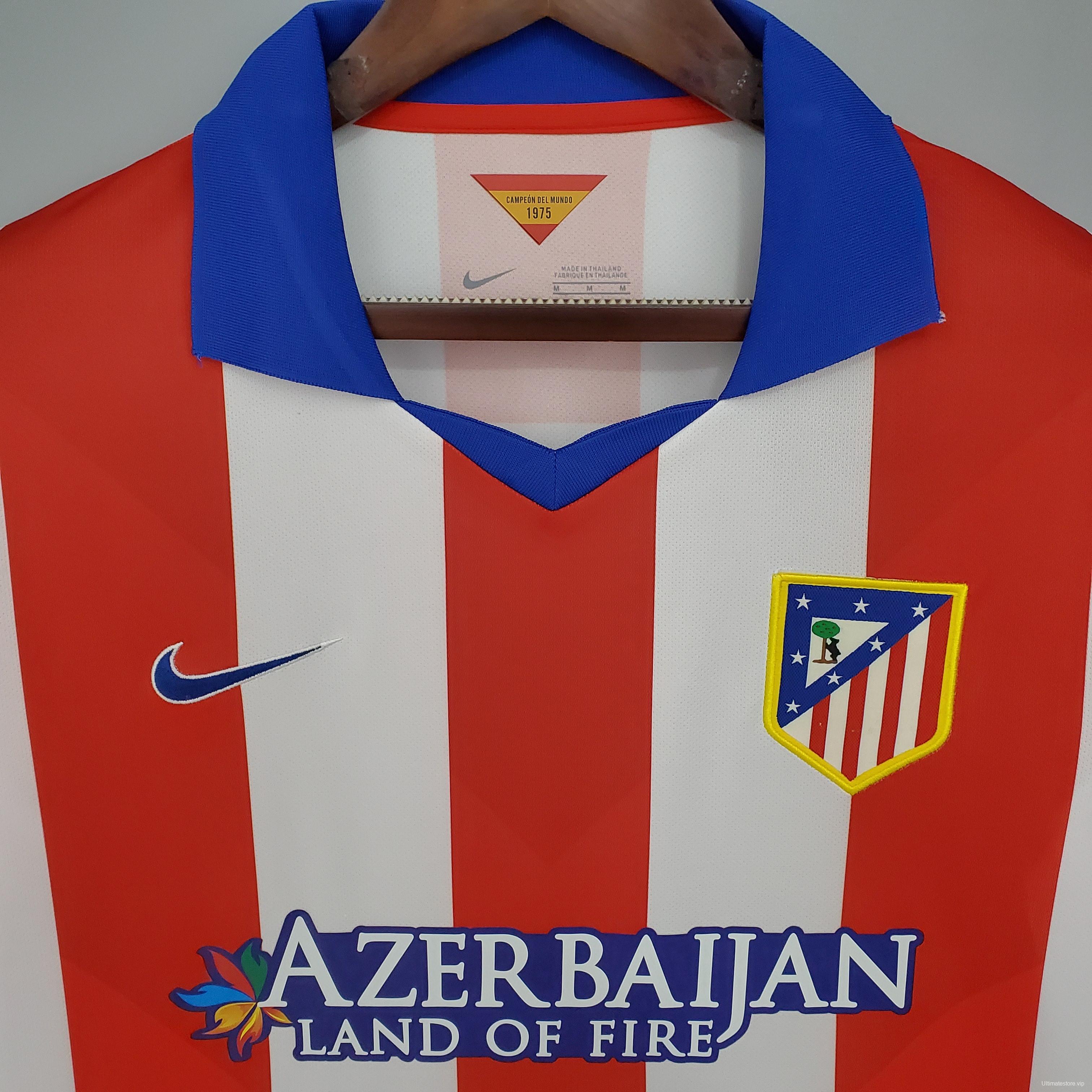 Retro Atletico Madrid 14/15 home Soccer Jersey