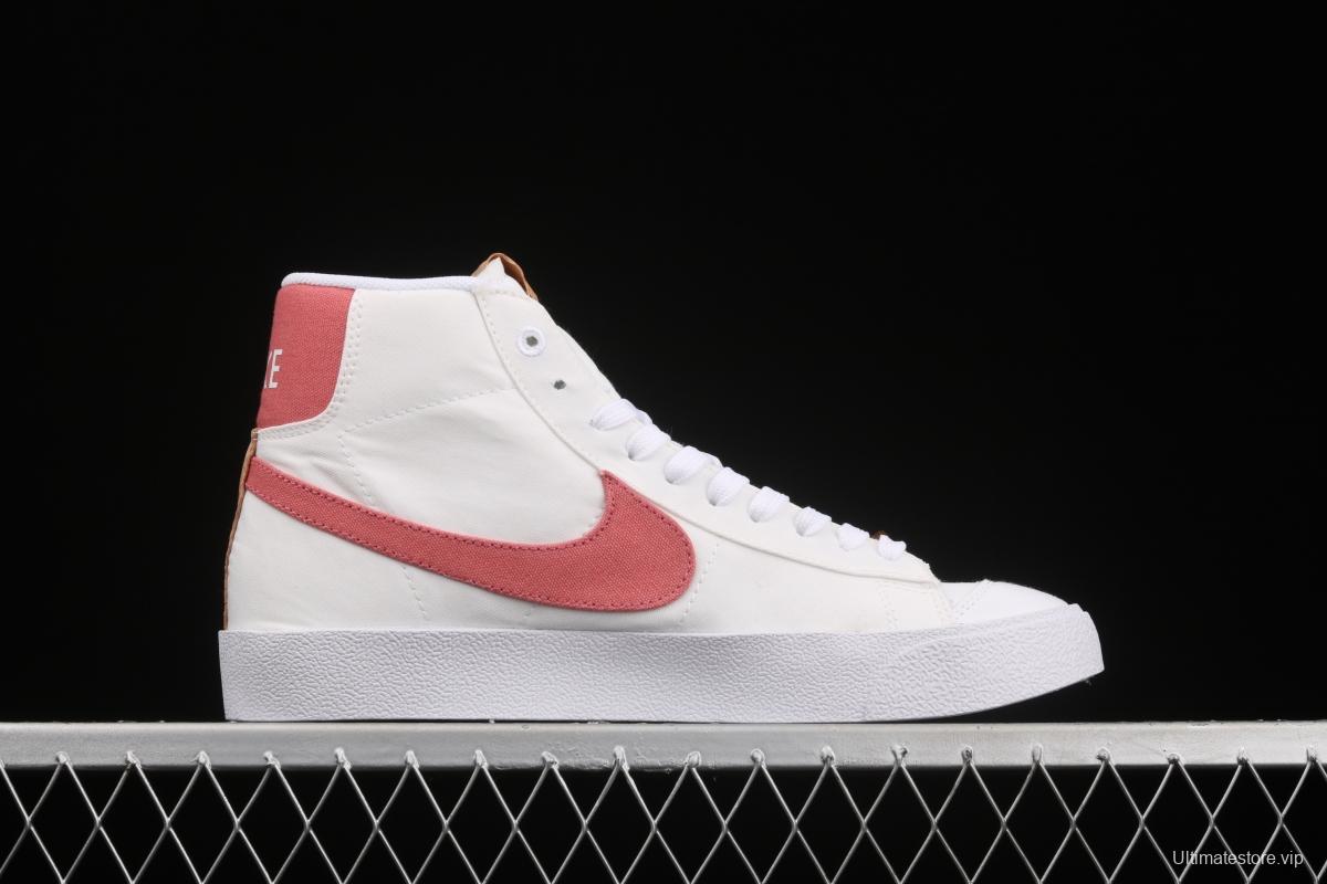 NIKE Blazer Mid '1977 SE Trail Blazers classic high-top canvas all-purpose leisure sports board shoes DC9265-101,