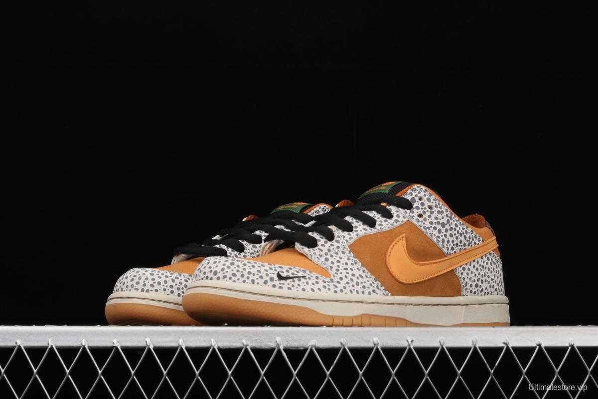 NIKE SB DUNK Low Safari grouper burst crack mandarin duck hook casual board shoes CD2563-002