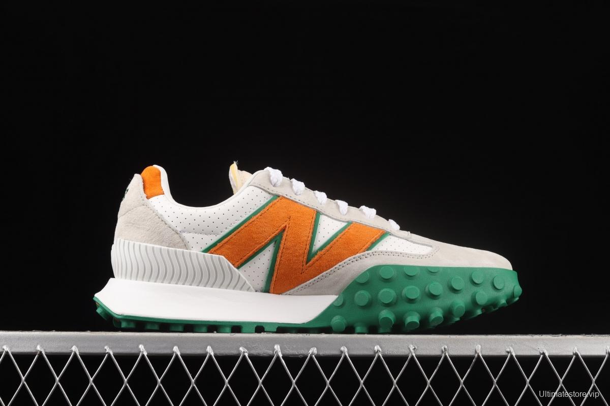 New Balance XC-72 series white, green and orange retro running shoes UXC72CBD