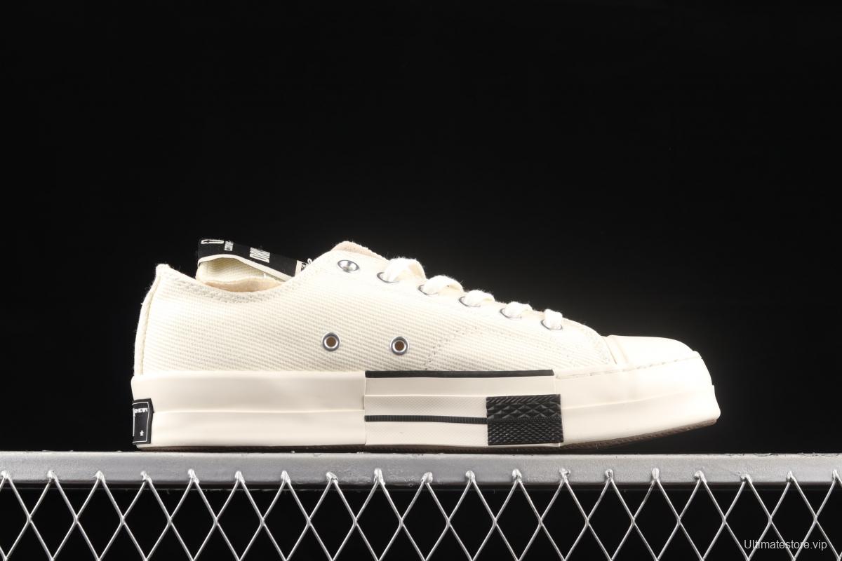 Converse x DRKSHDW international famous designer RickOwens launched a joint series of low-top casual board shoes A00134C