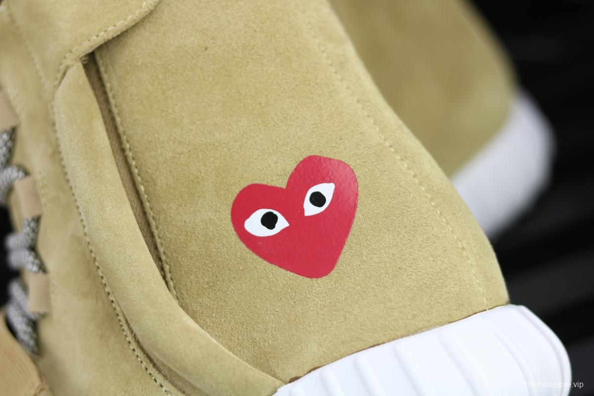 CDG PLAY x 750Yeezy Basf Boost JW5359 jointly customized pure original configuration BASF outsole, focusing on high-end goods in foreign markets.