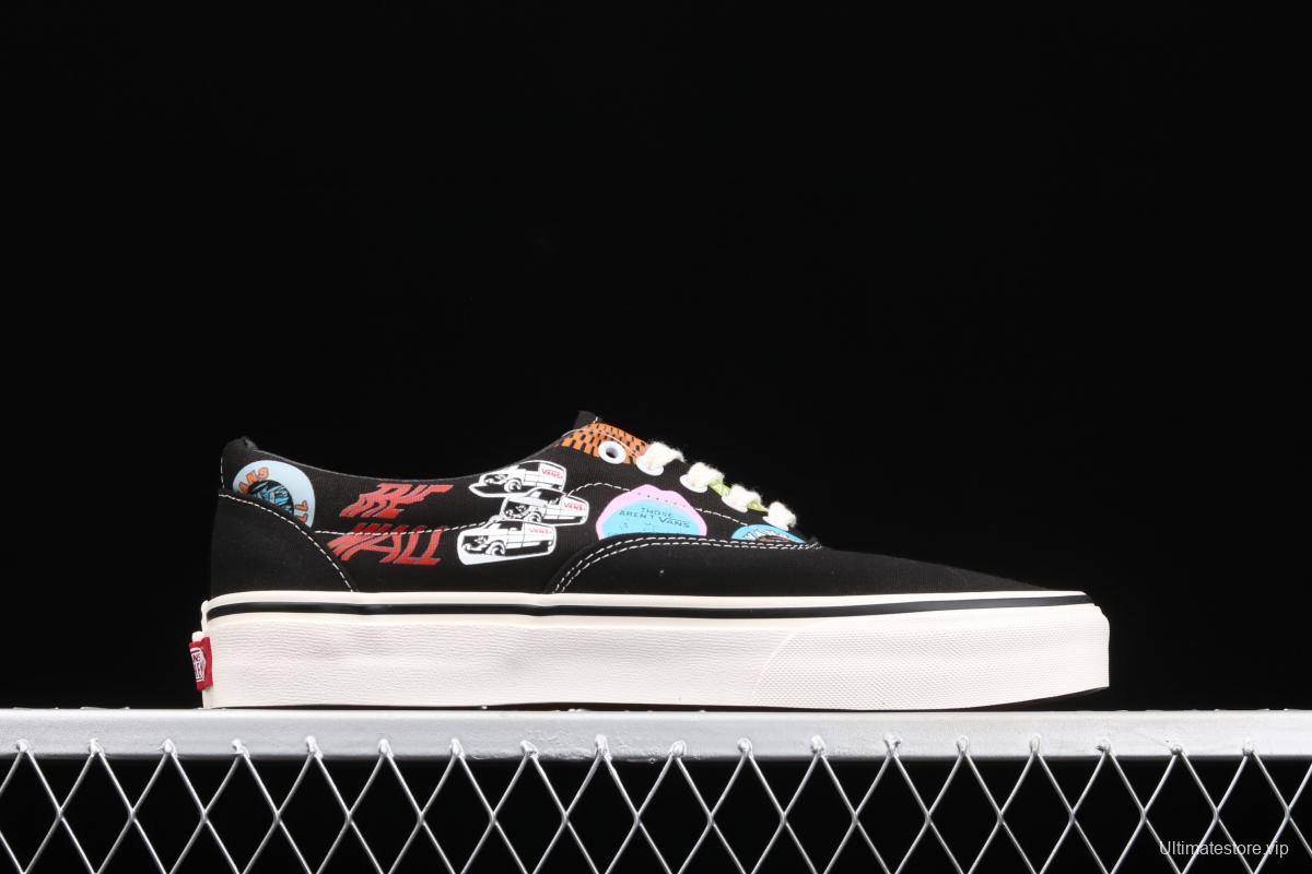 Vans Era Handcrafted Shoes For Cool Feet Anaheim handmade graffiti pictorial VN-0OZDGEX