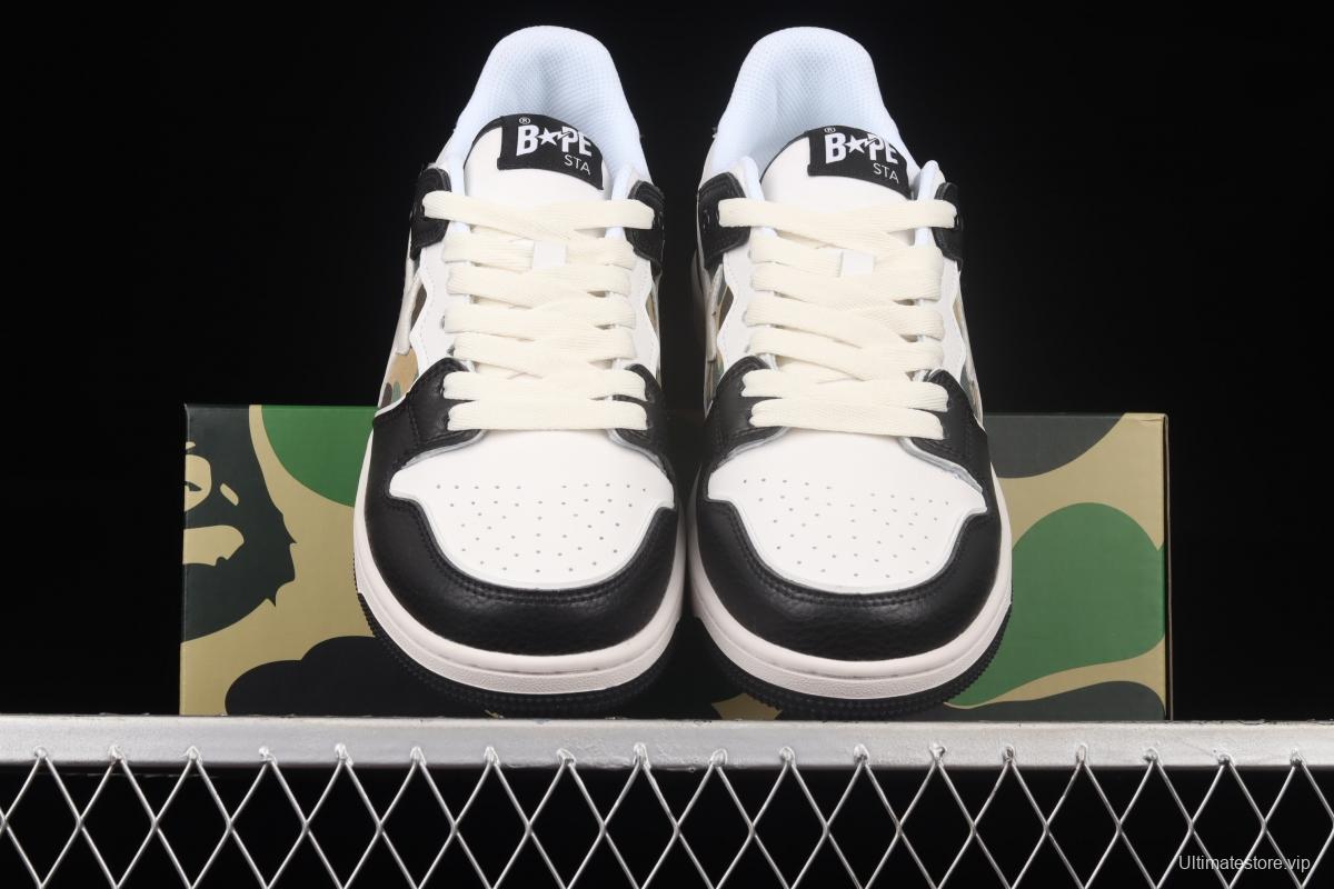 Human MAdidase Bape Sta Sk8 To Nigo trend godfather Nigo brand ape head classic skateboard shoes 1H20191033