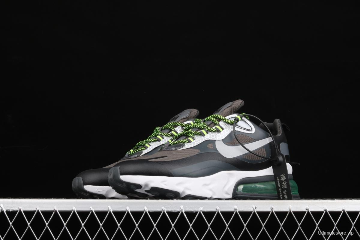 NIKE Air Max 270React new high-frequency mesh hollowing out function half-palm air cushion running shoes CT1647-001