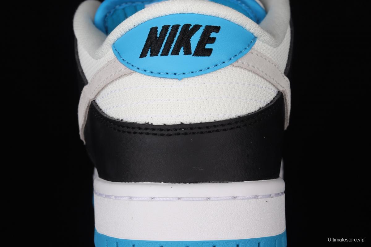 NIKE SB DUNK Low Prm laser blue color SB buckle rebound fashion casual board shoes BQ6817-101