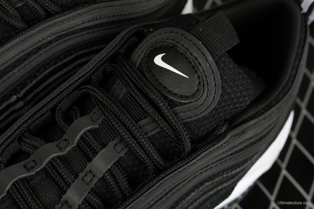 NIKE Air Max 97 Lx black and white serial bullet air cushion running shoes AR7621-001