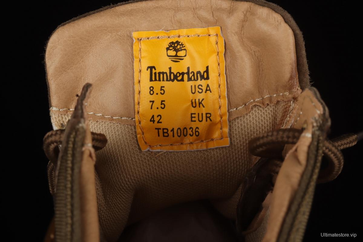 Timberland Timberland medium-top outdoor casual shoes TB10036KHAKI