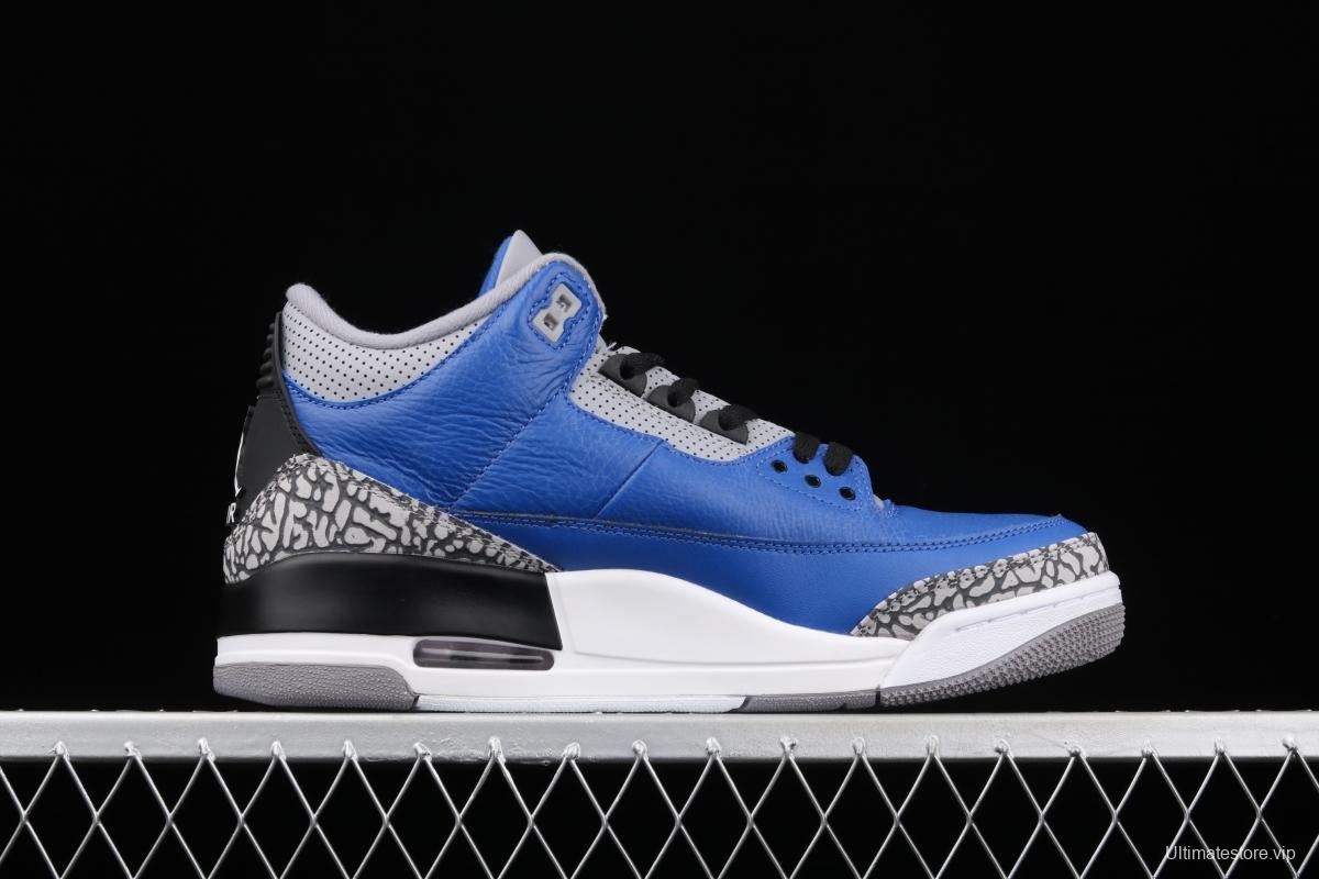 Air Jordan 3 Varsity Royal AJ3 Joe 3 head Royal Blue CT8532-400