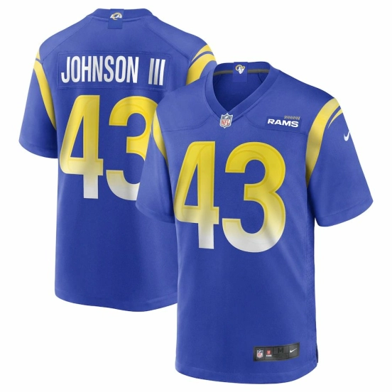 Men's John Johnson III Royal Player Limited Team Jersey
