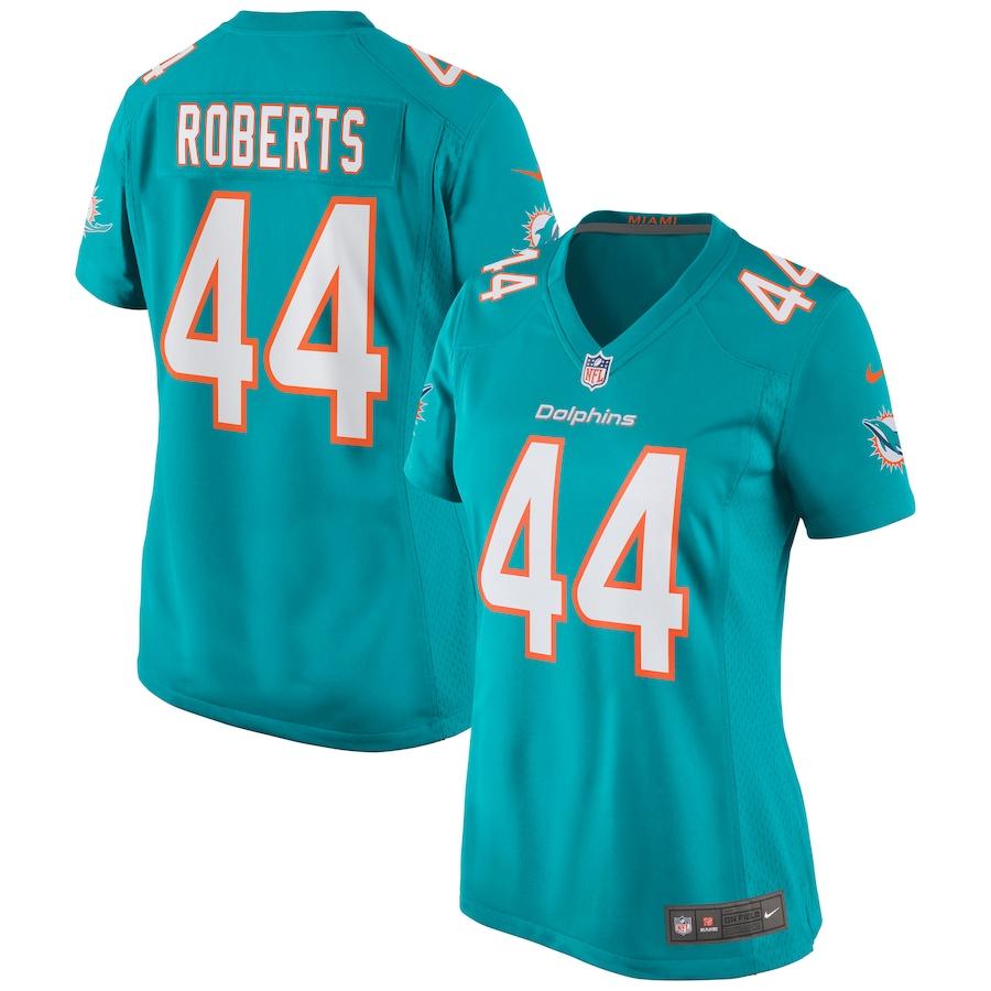 Women's Elandon Roberts Aqua Player Limited Team Jersey