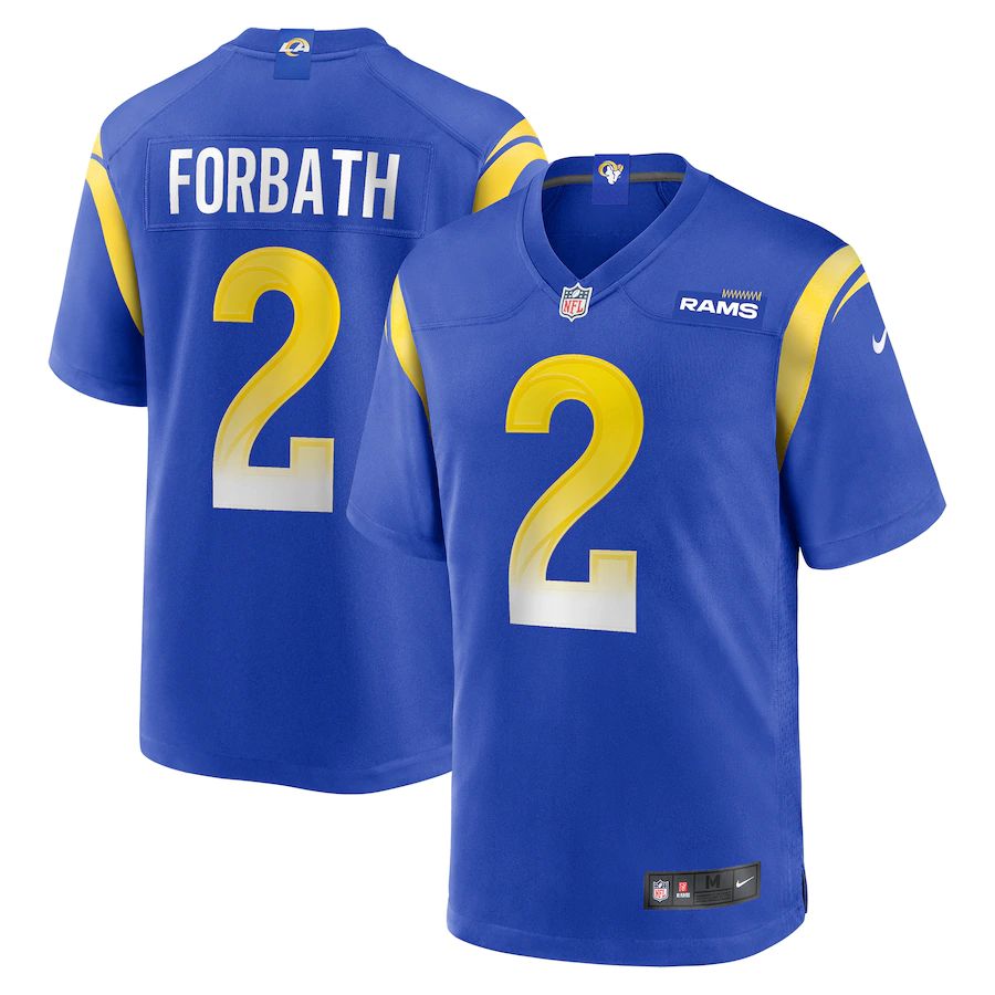 Men's Kai Forbath Royal Player Limited Team Jersey