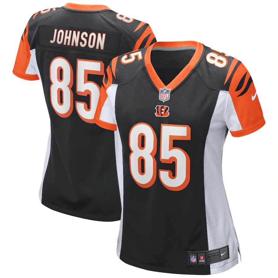 Women's Chad Johnson Black Retired Player Limited Team Jersey