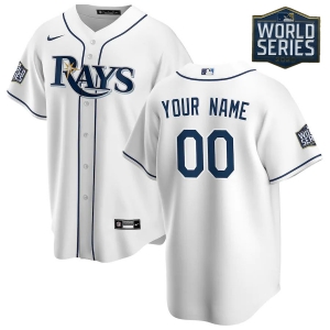 Men's White 2020 World Series Bound Custom Team Jersey