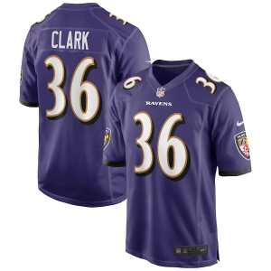 Men's Chuck Clark Purple Player Limited Team Jersey