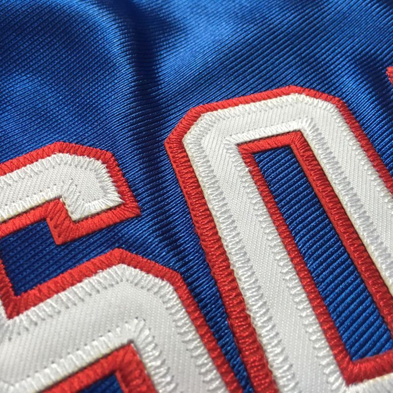 Men's Allen Iverson Blue Retro Classic Team Jersey