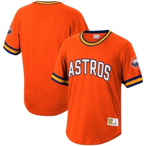 Men's Orange Cooperstown Collection Wild Pitch Throwback Jersey