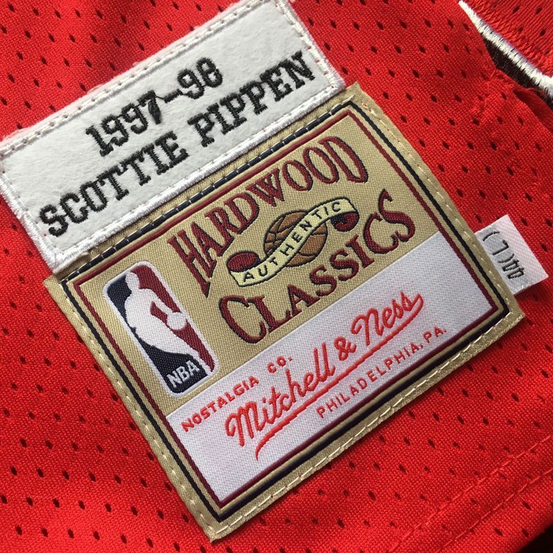 Men's Scottie Pippen Red Retro Classic Team Jersey