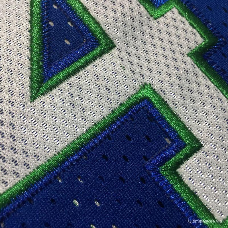 Men's Dirk Nowitzki Blue Retro Classic Team Jersey