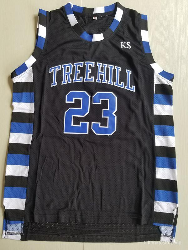 Nathan Scott 23 One Tree Hill Ravens Black Basketball Jersey
