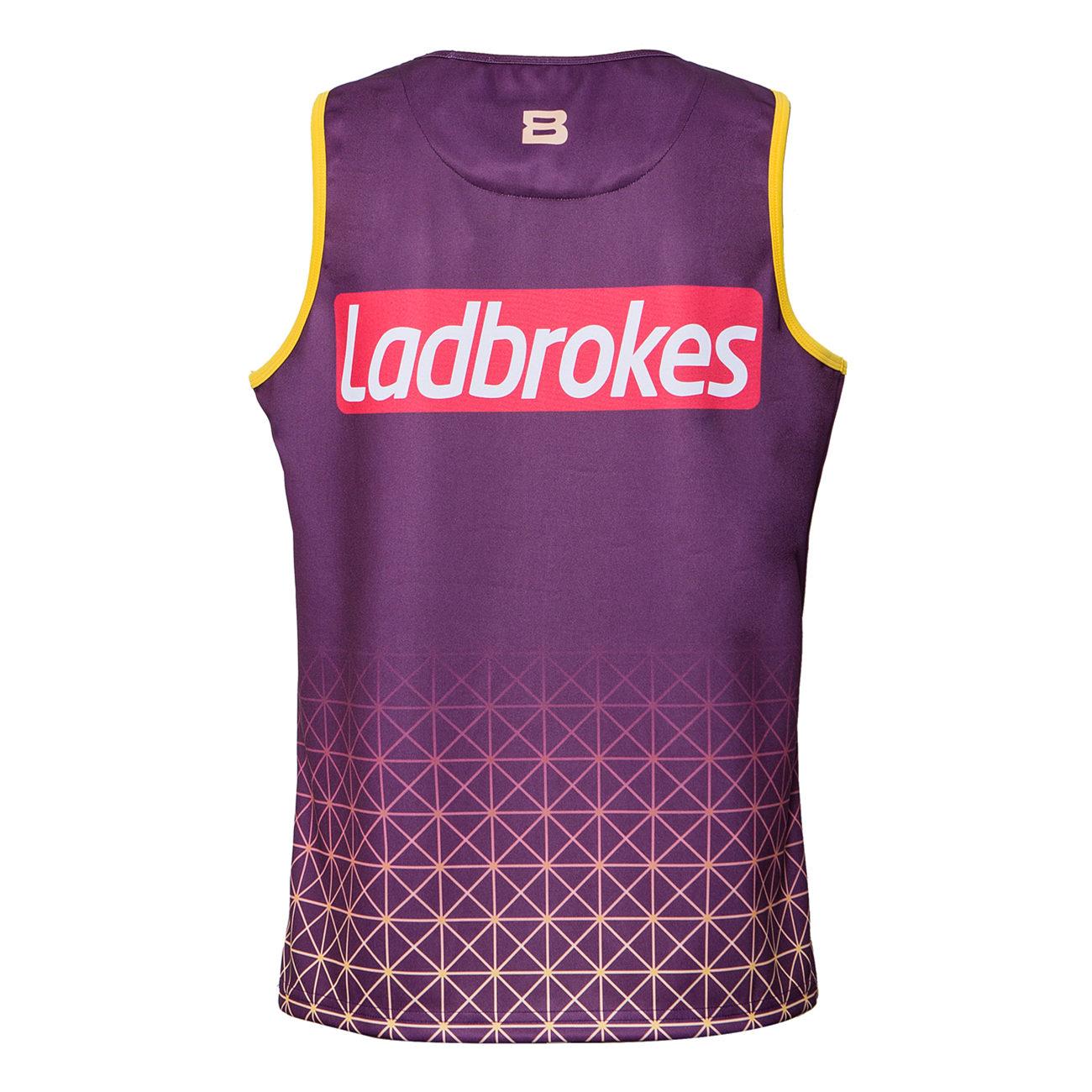 Brisbane Broncos 2020 Men's Training Rugby Singlet