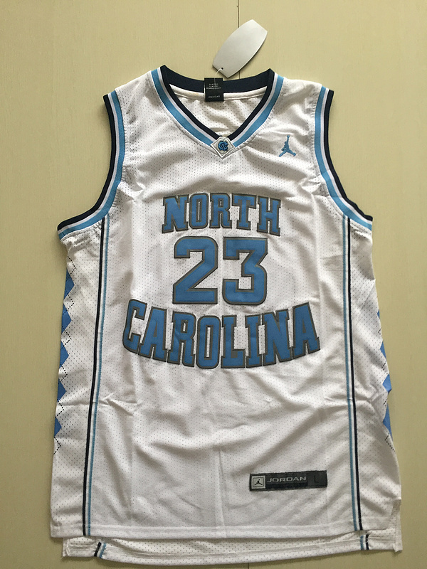 Michael Jordan 23 North Carolina College Basketball Jersey With AJ Logo