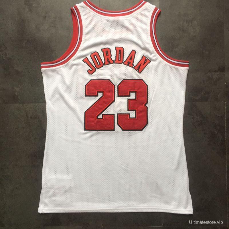 Men's Michael Jordan White Retro Classic Team Jersey