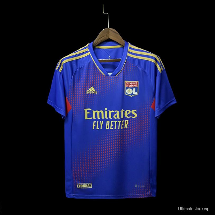 22/23 Lyon 3rd Away Soccer Jersey