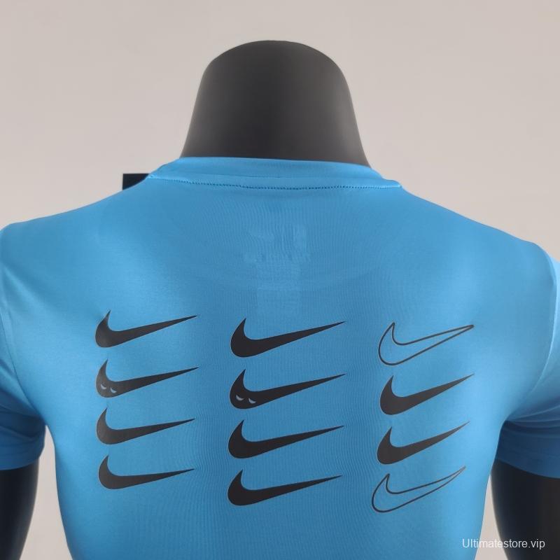 2022 NIKE AIR Sky Blue T-Shirts #K000214