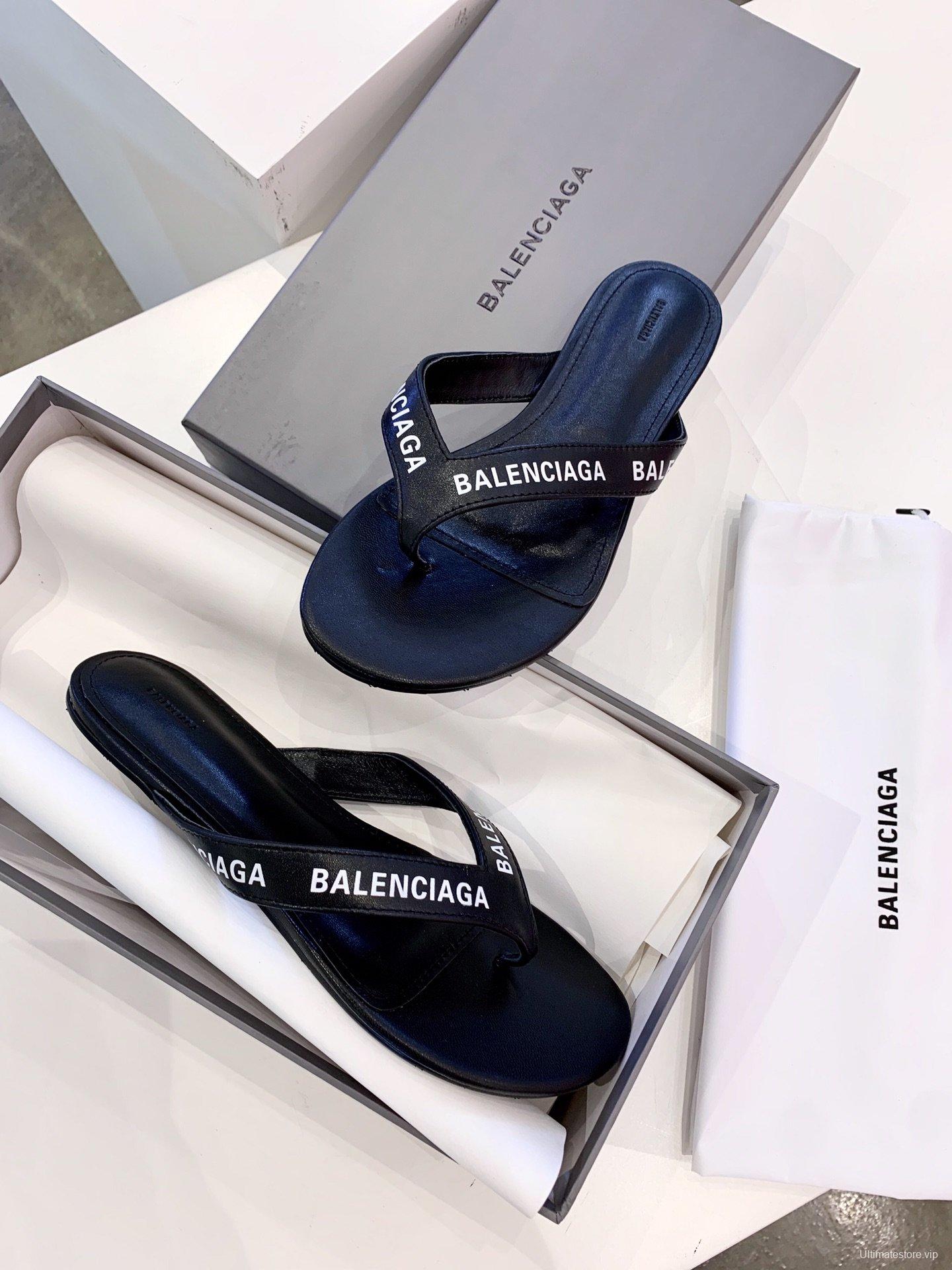 3 Color Men/Women Balenciaga Slipper White/Black/Silver