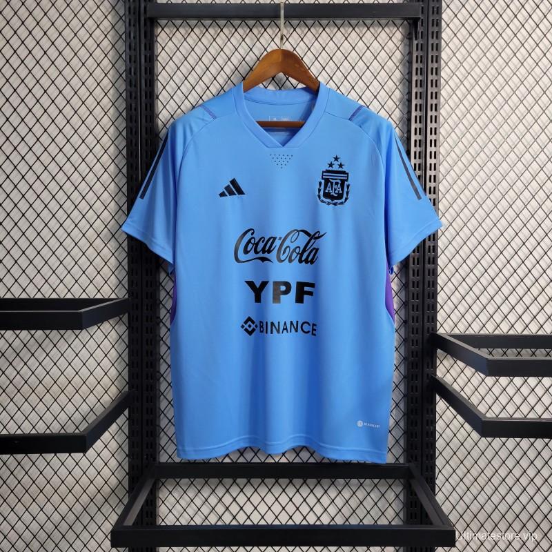 23-24 Argentina Blue Training Jersey