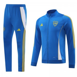 24/25 Boca Juniors Blue Hoodie Full Zipper Jacket +Long Pants