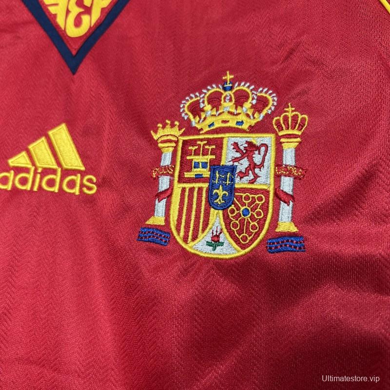 Retro 1998 Spain Home Jersey