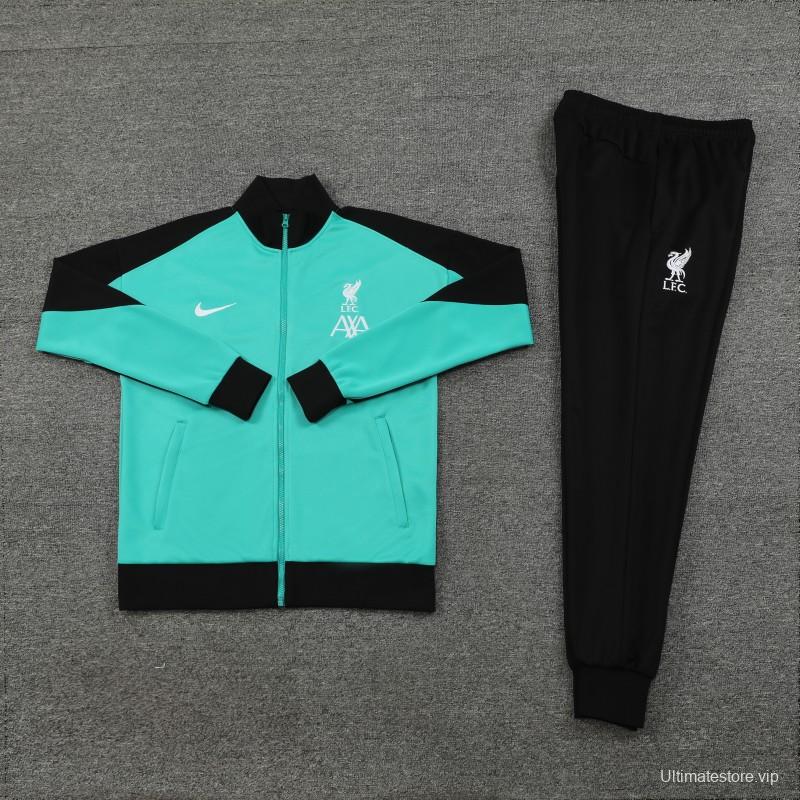 24/25 Liverpool Green Full Zipper Jacket +Long Pants