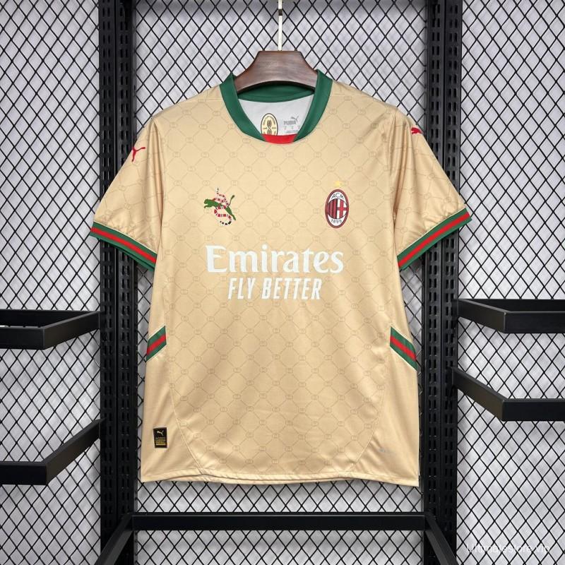 24/25 AC Milan x Gucci Golden 125th Anniversary Jersey