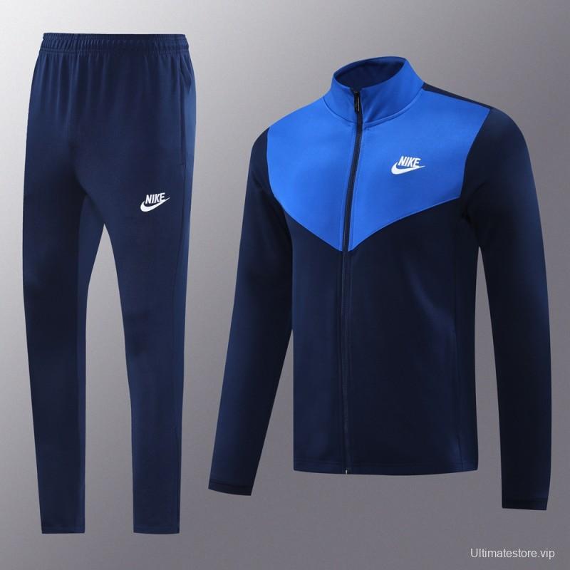 2024 NIKE Navy/Blue Full Zipper Jacket +Long Pants