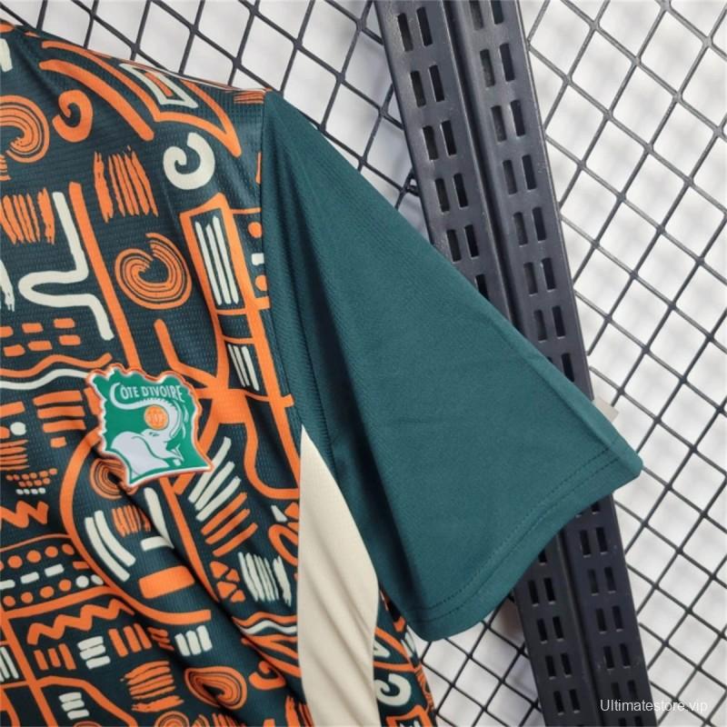 2024 Ivory Coast Pre-Match Train Jersey