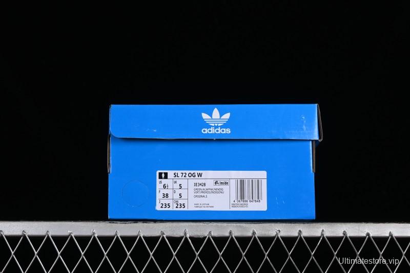 Adidas Originals SL 72 Retro Running Shoes with Ecotex Tongue and EVA Midsole - IE3428