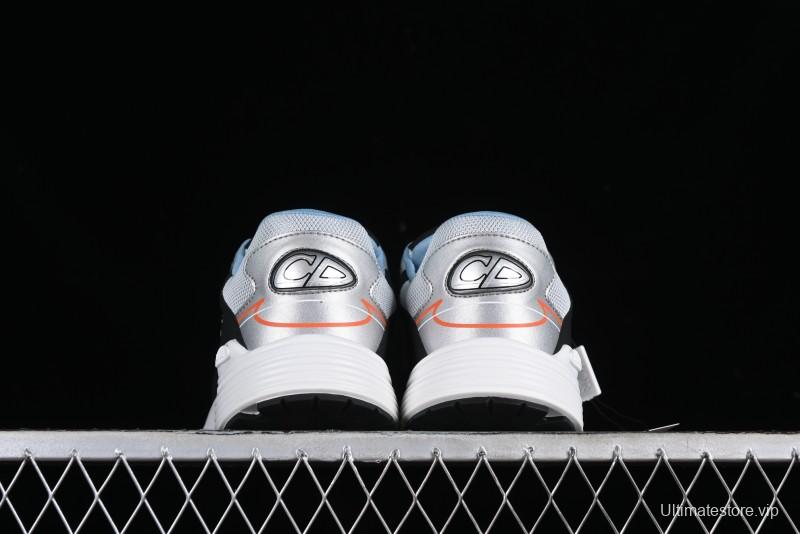 Dior B30 Sneakers with Reflective CD30 Logo and Lightweight Rubber Sole - CD30