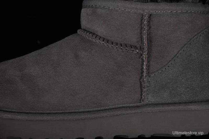 UGG Classic Ultra Mini Short Boots with Genuine Australian Shearling and TREADLITE Outsole - 1116109