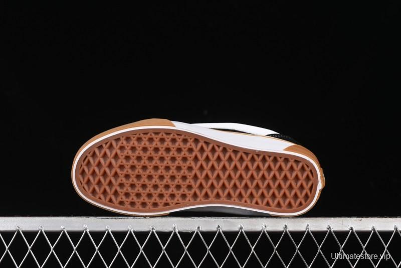 Vans Knu Skool Low Top Retro Casual Vulcanized Skate Shoes with Chunky Tongue - VN0009QCCJI