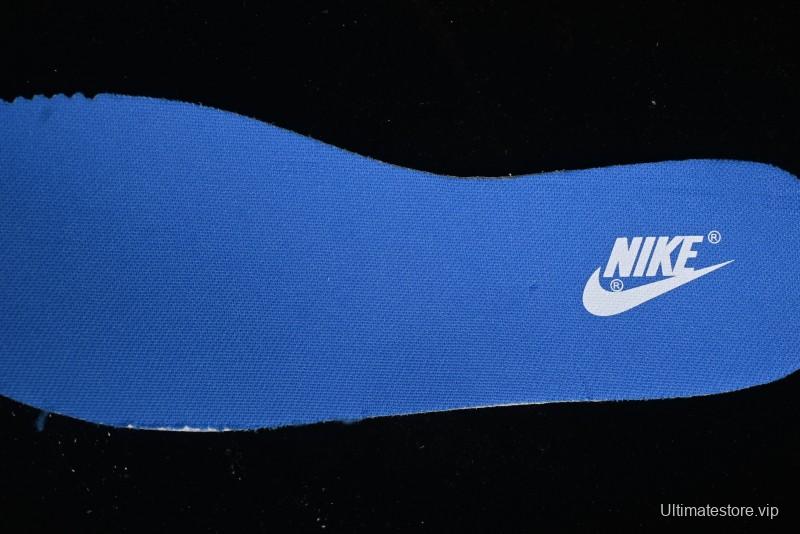 Nike SB Dunk Low Supreme Collaboration - Woven Blue Swoosh Anniversary Custom Low-Top Casual Skate Shoes - KK1888-015