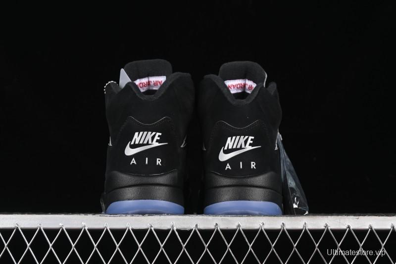 Nike Air Jordan 5 Retro Black Metallic Reimagined Basketball Shoes - HF3975-001