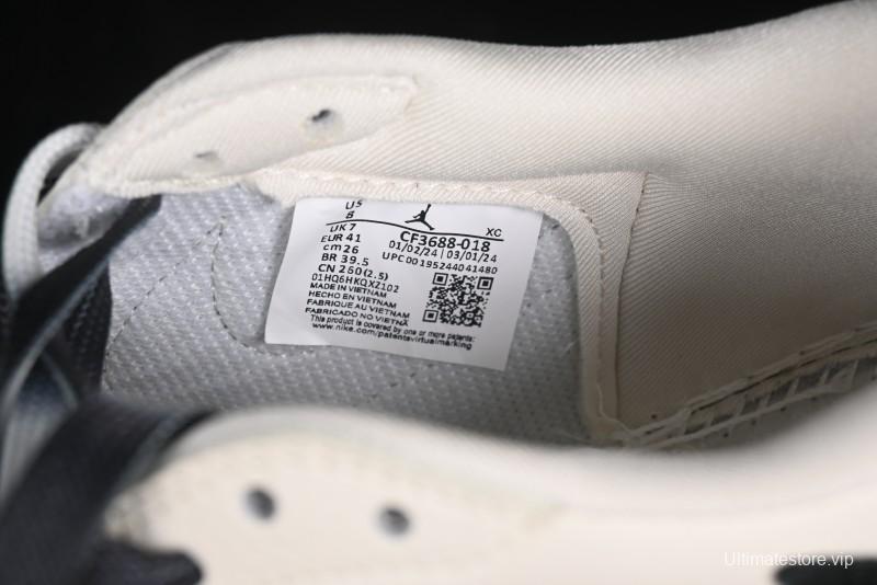 Nike Travis Scott x Fragment Design x Air Jordan 1 Low OG SP AJ1 Sneakers - CF3688-018