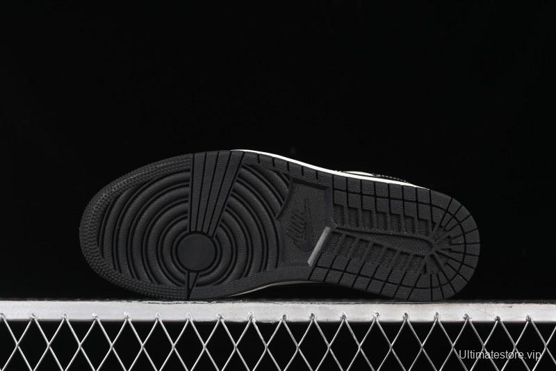 Nike Travis Scott x Fragment Design x Air Jordan 1 Low OG SP AJ1 Supreme Collaboration - Mist Blue Low-top Casual Sneakers - SJ2068-119