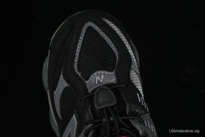 New Balance 9060 Series Hook and Loop Kids Sneakers - PV9060BLK