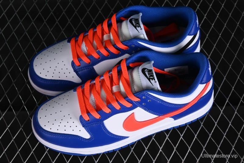 Nike Dunk Low SB Casual Skate Shoes in White Blue Red - CW1590-104