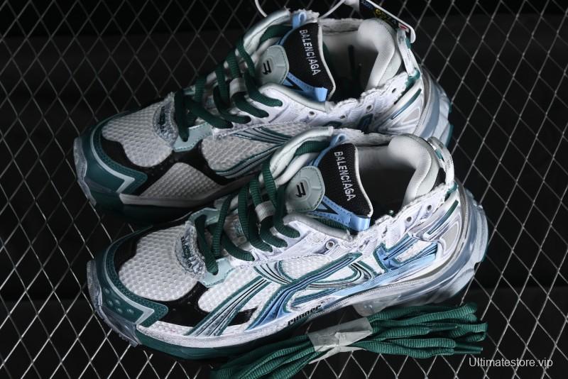 Balenciaga Runner Kith Four Color Retro Casual Shoes - W3RMU9034