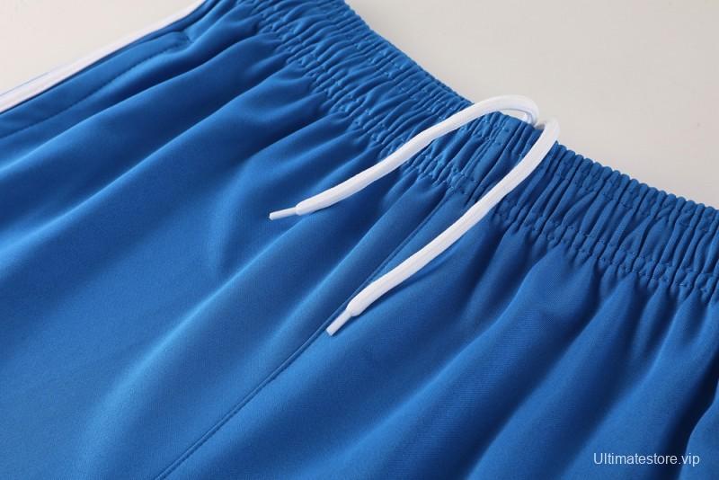 2025 Adidas Blue Short Sleeve Jersey+Shorts